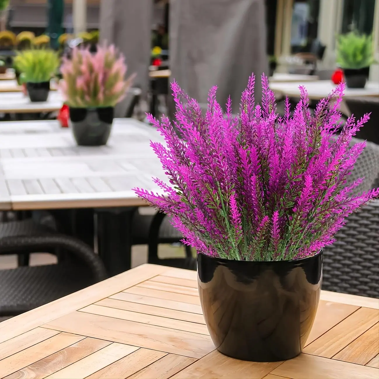 Artificial Lavender Bouquet, 10pcs/set Faux Lavender Flower, Decorative Flowers for Home Party Wedding Anniversary Festival