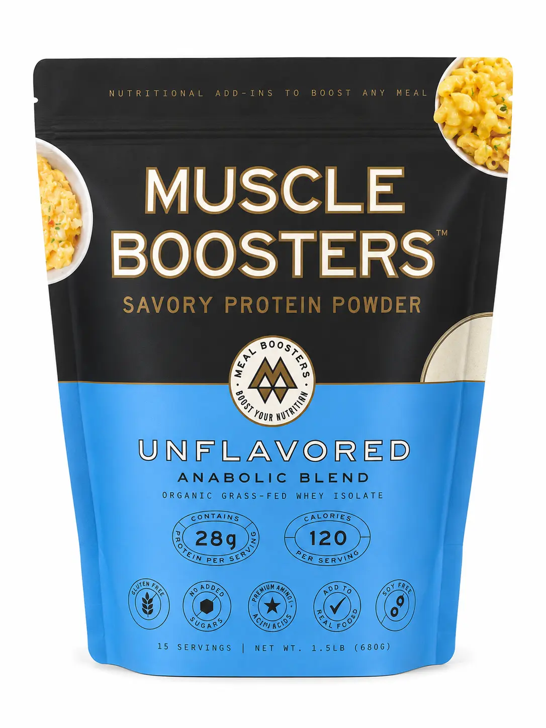Savory Protein Powder Meal Boosters - Edible Fitness Supplement for Athletic Muscle Growth, Cooking for Gains