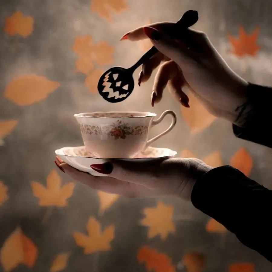 Haunted Hallows Tea Spoon - Black Haunted Hallows Tea Spoon - Black