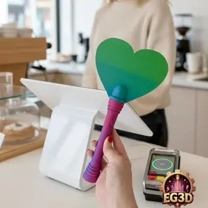 Tap to Pay Heart Wand - Magical Experience for Fairytale Moments & Enchanting Daily Transactions - Perfect for Park Visits & Daily Life Magic - Transform Purchases into Magic