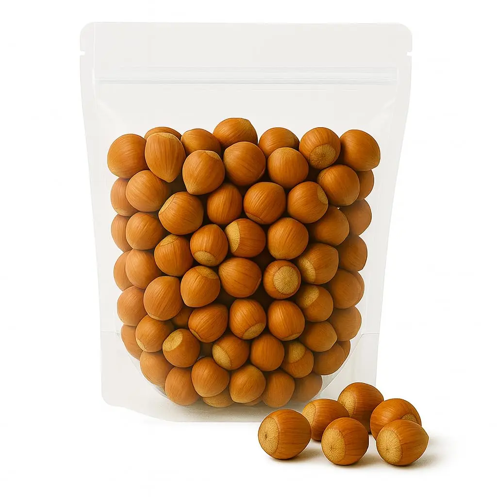 Oregon-Grown Large Raw In-Shell Hazelnuts - 2lb Unsalted Unprocessed Nature-Infused Wildlife-Friendly Snack, Whole Filberts (Avellanas Naturales) for Human Consumption