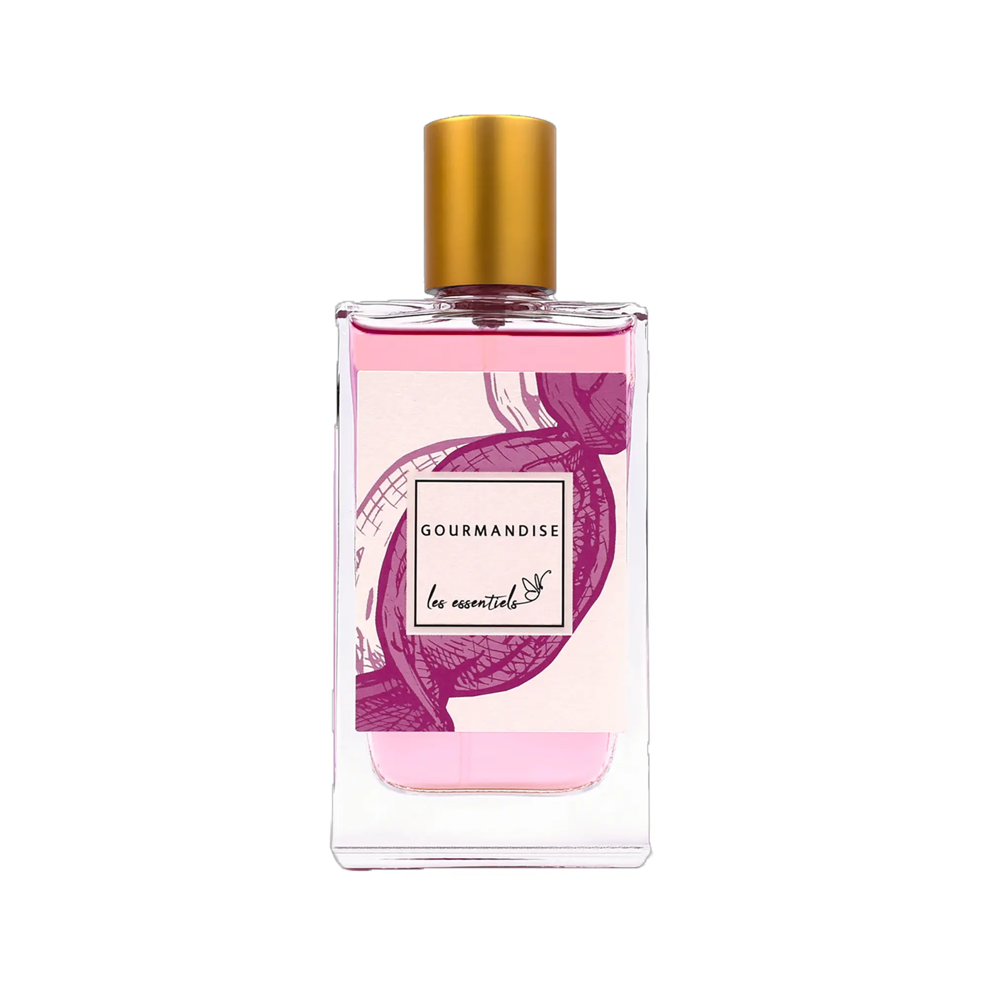 Les Essentiels Gourmandise - Perfume for Women - Fruity Gourmet Fragrance - Strawberry, Cotton Candy Accord, Sugar, Musk, and Vanilla - 2.7 oz