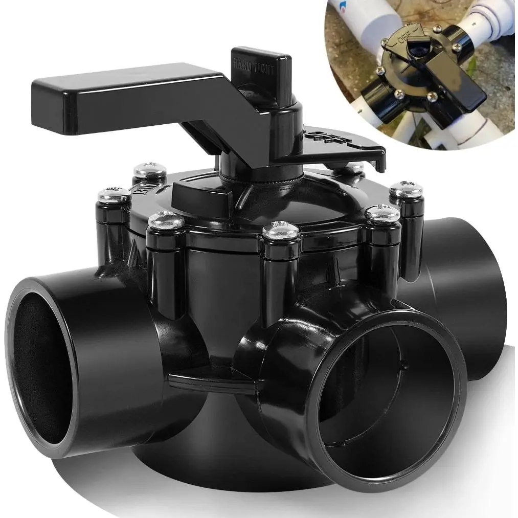 Fit Jandy 4715 3-Way NeverLube 1.5''to 2'' Positive Seal Swimming Pool Valve, 4715 3-Port 1-1/2 to 2 Inch Positive Seal NeverLube Valve Replacement