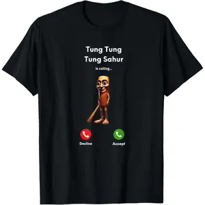 Tung Tung Tung Sahur is Calling Meme T-Shirt Unisex T-shirt