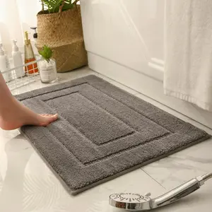 Bathroom Absorbent Mat, Bathroom Door Foot Pad, Toilet Non-Slip Rug, Entrance Hallway Mat, Home Carpet, Anti-Slip Bath Mat
