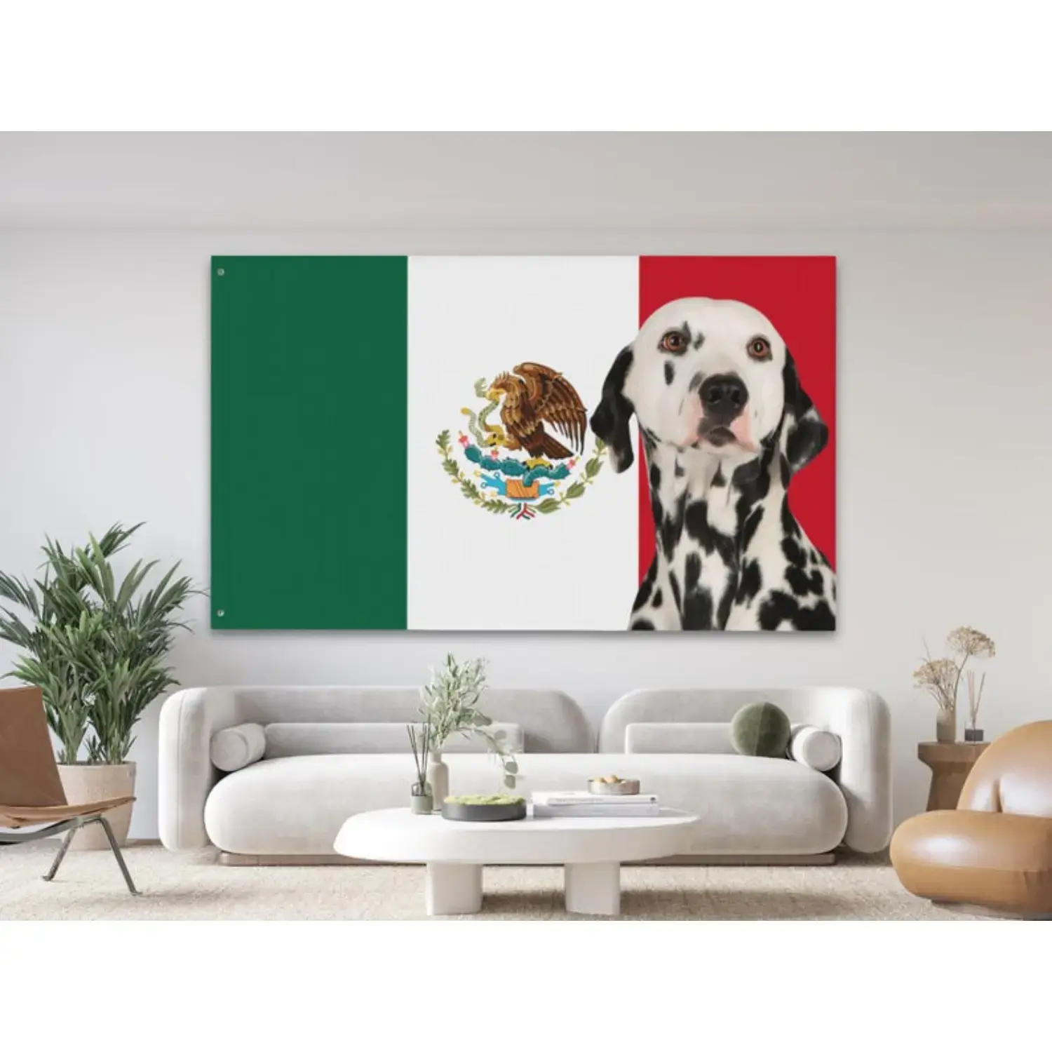 Custom Mexico Flag Print Hanging Tapestry Wall Mural - Personalized Photo Banner, Vibrant Polyester Multi-Size Home Decor, Smooth Lightweight Room Decoration Supply