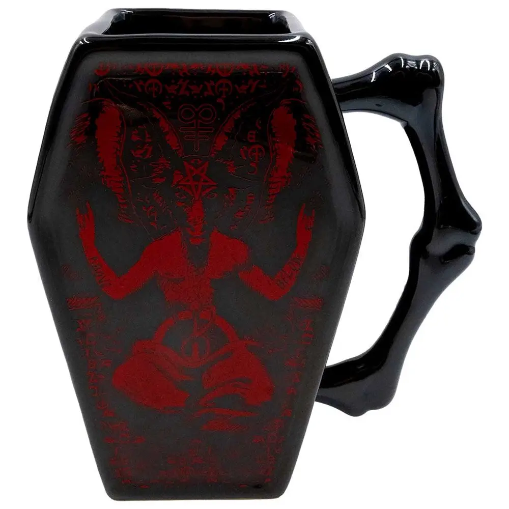 Baphomet Coffin Ceramic Mug