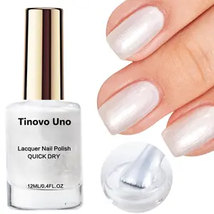 Shell Pearl Glitter Nail Polish, No-bake Quick-dry Formula Nail Art Polish, Long-lasting Shine Nail Art & Nail Polish for Women & Girls, French Tips Nails, Nail Art Manicure, Diy French Manicure