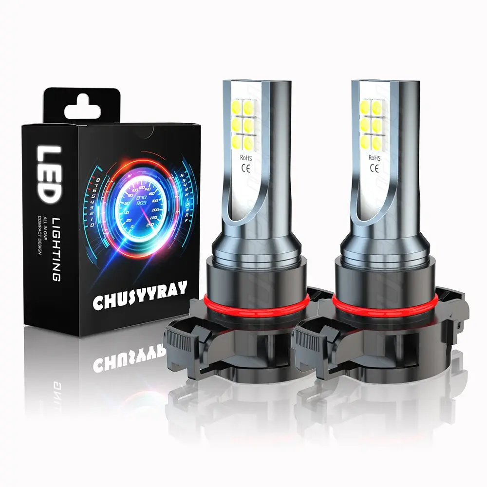 5202/H16 LED Fog Lights 6500K Bulbs For Chevy Silverado 1500 2500 HD 2007 2008 2009 2010 2011 2012 2013 2014 2015 Car Accessories Vehicle Led Brake