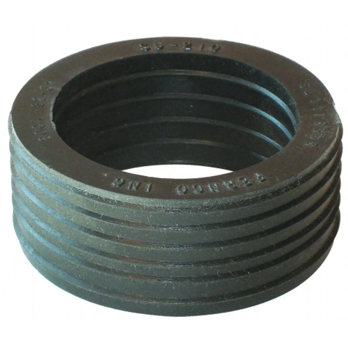 Fernco Inc 1-Piece 2-Inch Cast Iron Shower Drain Gasket - Easy Installation, Reduces Installation Time and Cost, Compatible with Mustee or Owens Corning Molded Shower Bases