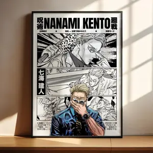 Jujutsu Kaisen Anime Poster, JJK Nanami Kento Anime Art Print Decor Posters - NO FRAME