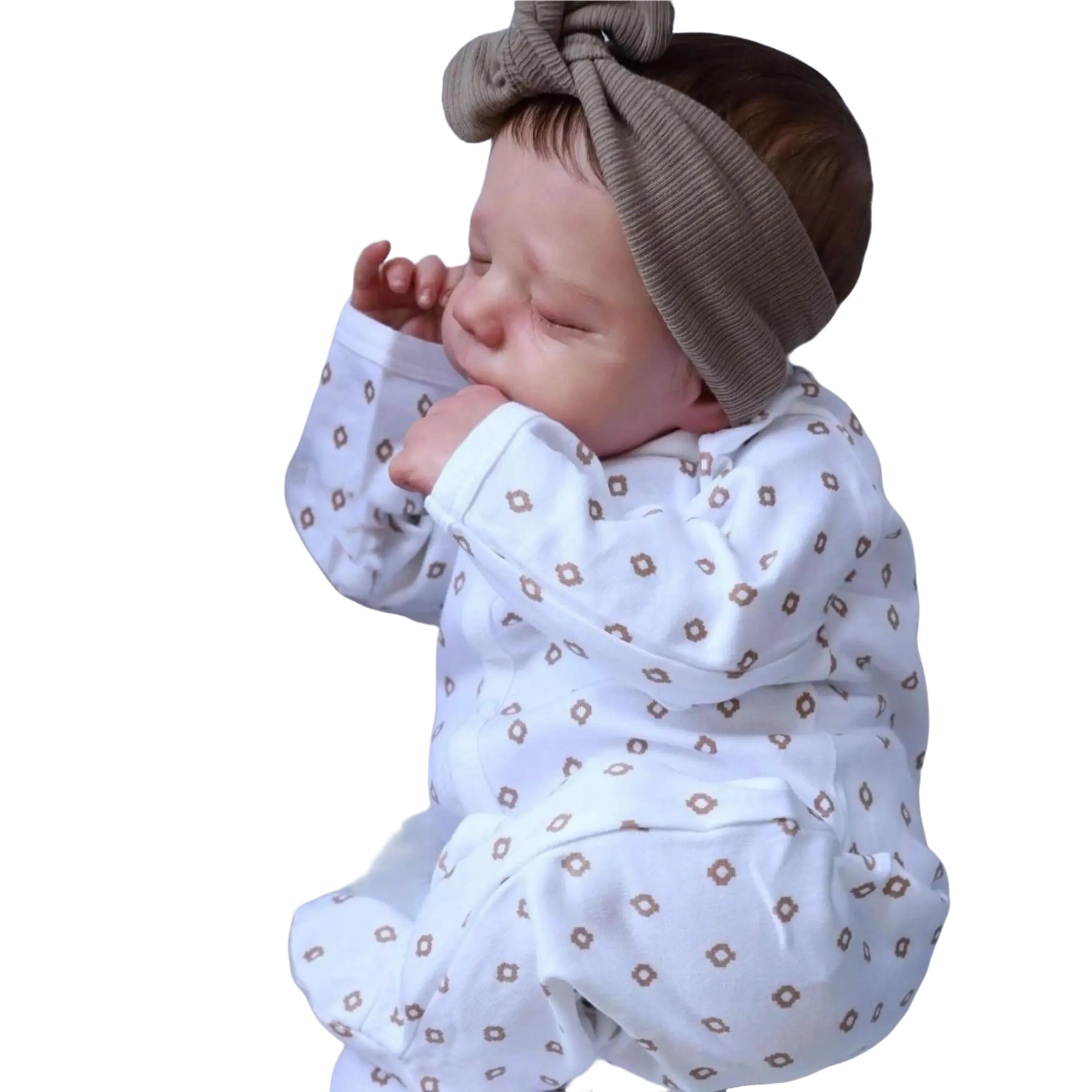 TopLink 20-Inch (50cm) BPA-Free Realistic Unisex Reborn Baby Doll - Handcrafted Vinyl Limbs, Cloth Body Asleep Collectibles, Vinyl & Fabric Developmental Toy for 4-6Y, Birthday Gift Complete Set with Clothes, Pacifier, Feeding Bottle, Birth Card