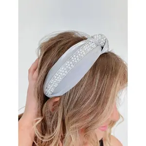 Lustrous Charm Top Knot Headband