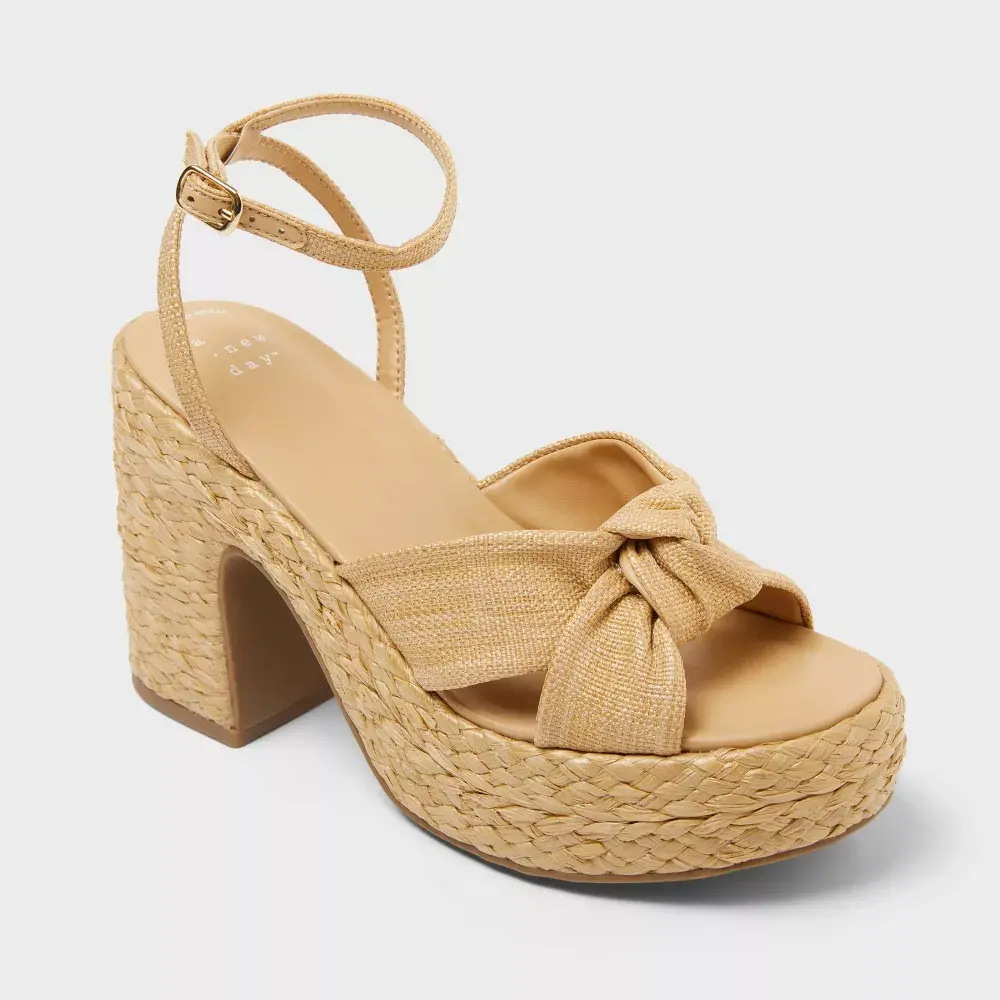Women’s Classy Fashion Platform High Heels with Memory Foam Insole - A New Day, Elegant Women's Sandals