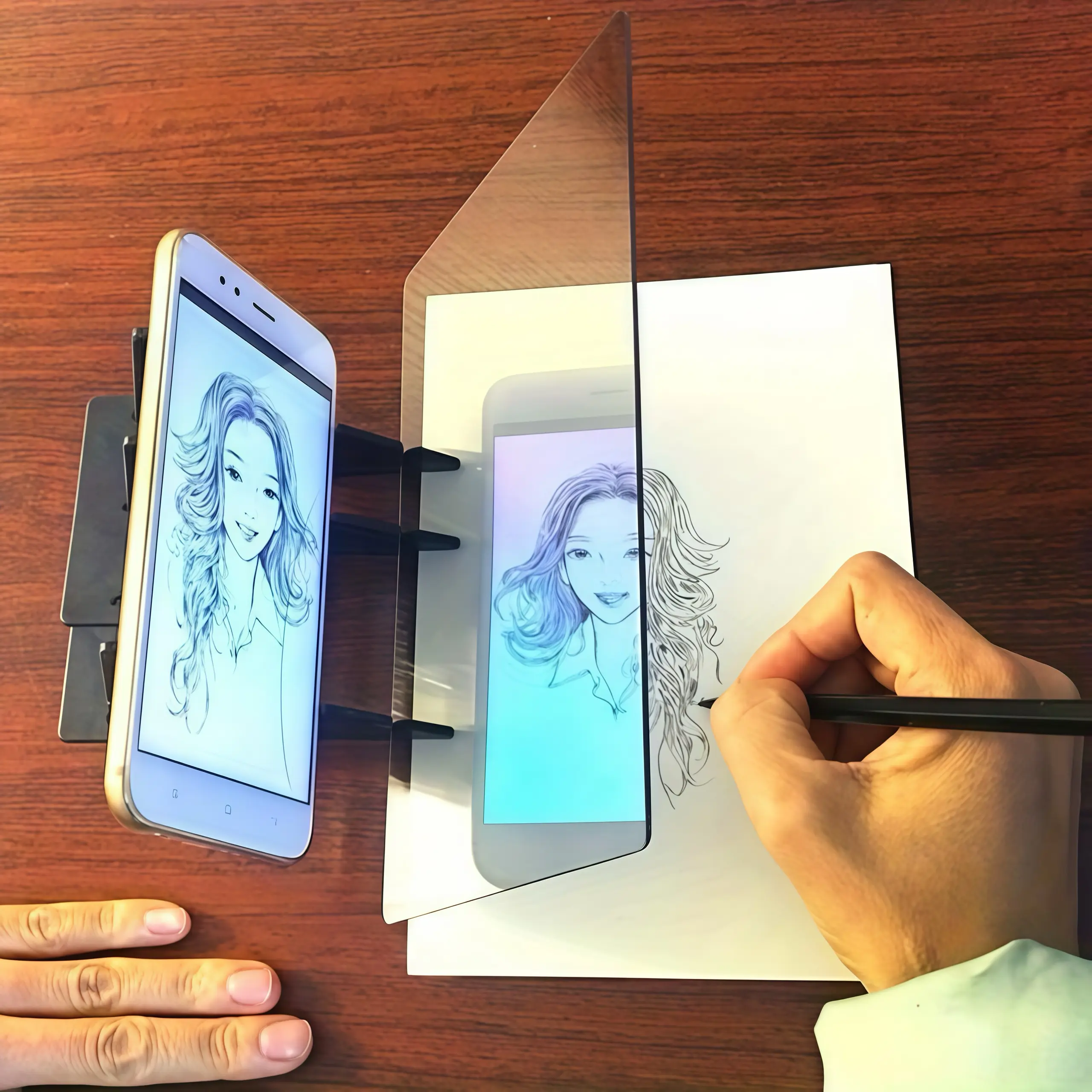 Optical drawing board, portable optical wiring board, image layout, drawing projector, optical copy pad, easy to track drawing tool Art Supplies #Summerwins #DealsForYouDays