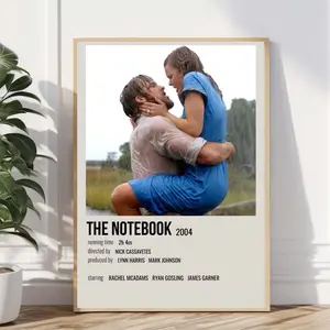 The Notebook Poster No Frame, Retro Movie, Wall Art, Romantic Film, Home Decor