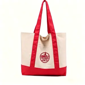 （Large）Trader Joe’s Women’s Floral Tote Bag - Stylish & Spacious BeachBag, Perfect for Summer Vacations, Shopping & Casual Outings,Lightweight & Chic Beach Purse for Women, Ideal for Travel, Market Runs & Sunny Day Adventures  tote bag for women