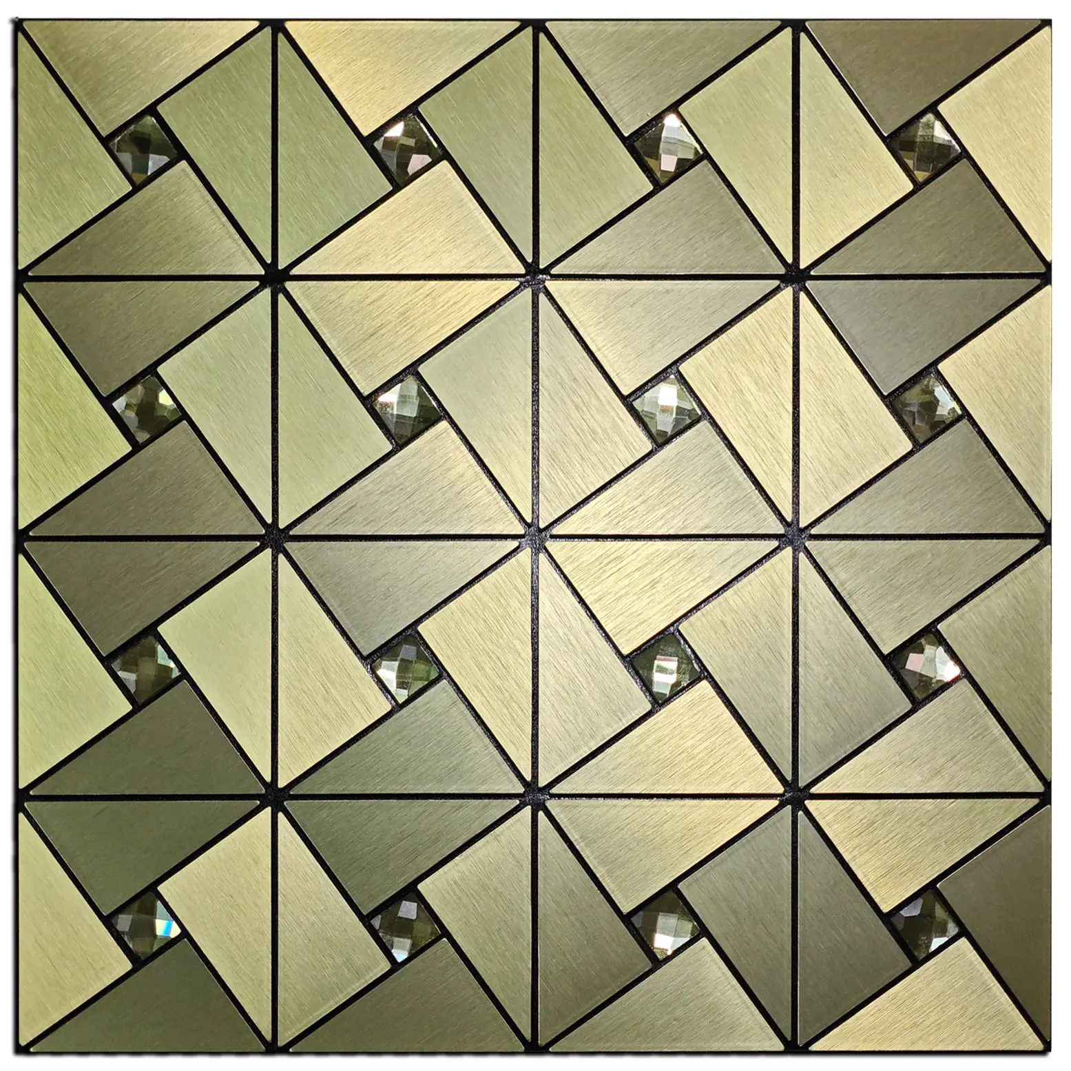 10-piece Metal Mosaic Wall Stickers, Waterproof And Moisture-proof, Fireproof AndHigh-temperature Resistant, lt Can Be Used In A Variety Of Scenarios, Such AsBedrooms, Kitchens, And Bathrooms, The Back Comes With  Glue, Which Can BeCut Freely