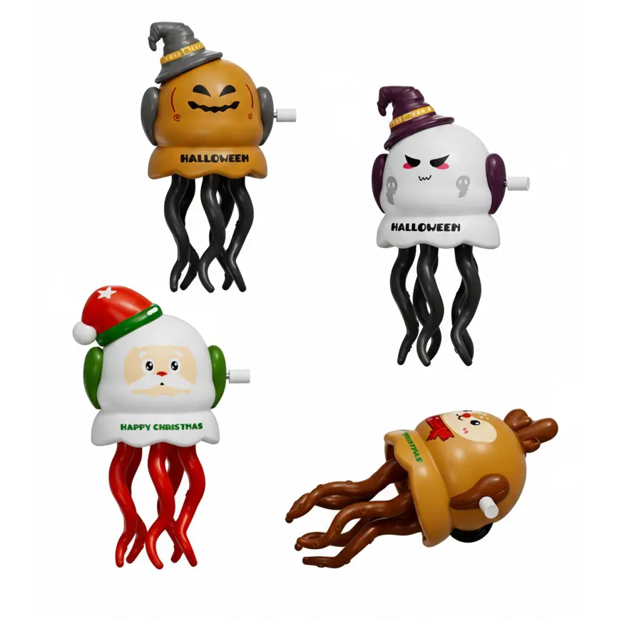 Spring-Wound Dancing Toy, Funny Novelty Halloween & Christmas Gift, Spring-Driven Car, Perfect Christmas Surprise for Kids