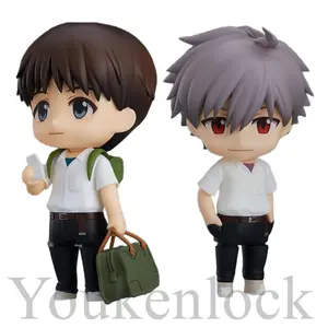 10CM NEON GENESIS EVANGELION EVA Ikari Shinji 1260 Nagisa Kaworu 1261 Anime Figure PVC Action Figure Model Toys Doll Gifts