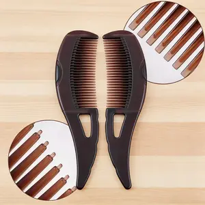 2-Pack Energy Hollow Design Hair Comb, Grooming Comb for Oily Hair, Dandruff Removing Comb, No Wash Hair Care Tool for Healthy Scalp, Hair Styling Brush