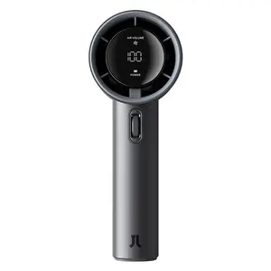 JISULIFE Portable Battery Powered Fan - 4500mAh, 100-Speed Dial, Digital Display, USB Charging, Cooling Personal Fan for Travel & Outdoor, Mens Gifts