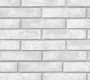 NextWall Monarch Faux Brick Peel and Stick Wallpaper