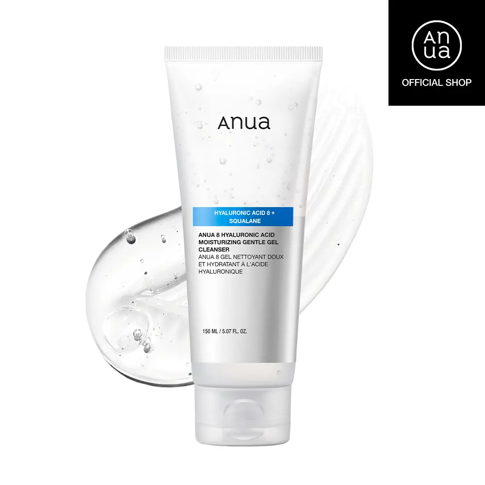 [Anua] Moisturizing Gentle Gel Cleanser | Facial Cleanser, pH Balance, Daily Hydrating, Face Wash, Korean Skincare (150ml/5.07fl oz.)
