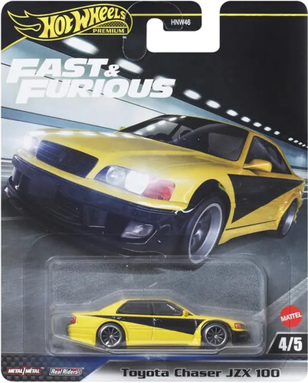 Hot Wheels Premium: Fast & Furious 1998 Toyota Chaser JZX100  [COLLECTIBLES] Toy Car, Collectible