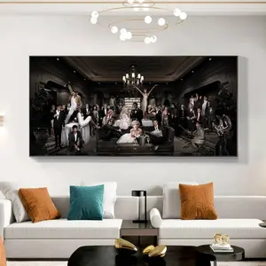 Famous Musicians & Movie Stars Canvas Print - Hollywood Legends Wall Art