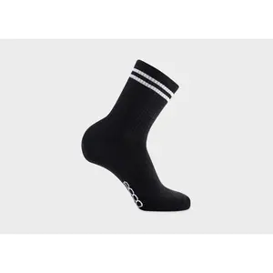 Striped Hemp Socks in Black