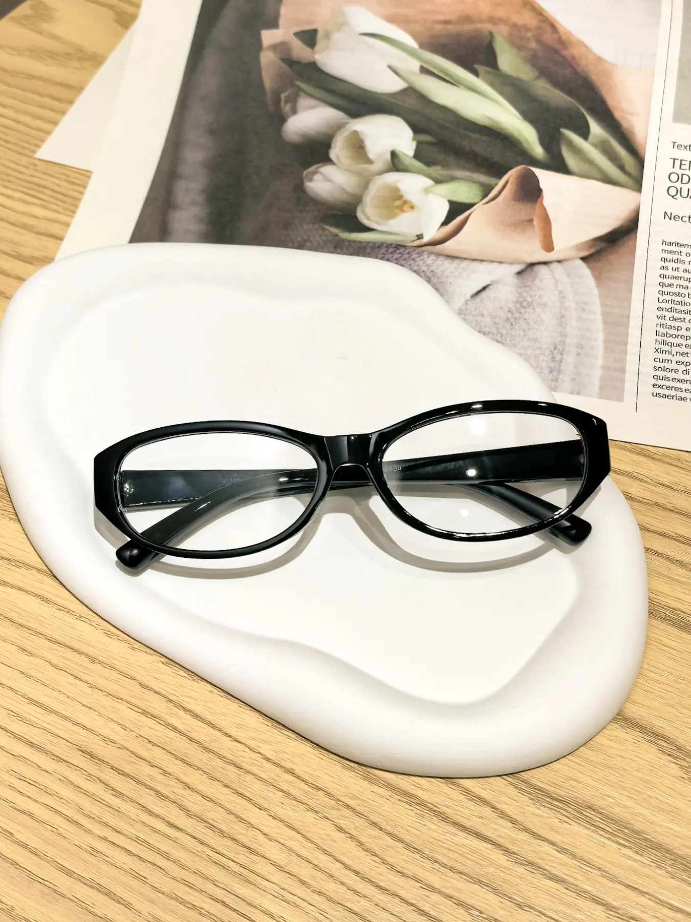 Women's Round Prescription Glasses, Casual Eyeglasses, Comfortable PC Frame, Long-Lasting Wear, Classic Versatile Design, Ideal for Daily Use, Blue Light Glasses
