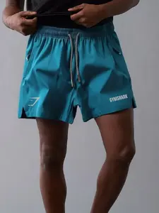 Men Women Gym Shorts High Elastic Breathable Quick-Dry Fabric Cartoon Pattern Sportswear Daily Commute Fitness Trend