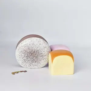 MHM Soft Series Hawaiian Wraps and Black & White Chocolate Cake Set - Stress Relief Simulation Food for Adults - Sensory Toy