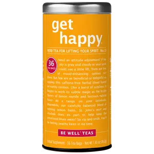 The Republic of Tea Get Happy No. 13 Lifting your Spirits Tea, No Caffeine, 36 Tea Bags