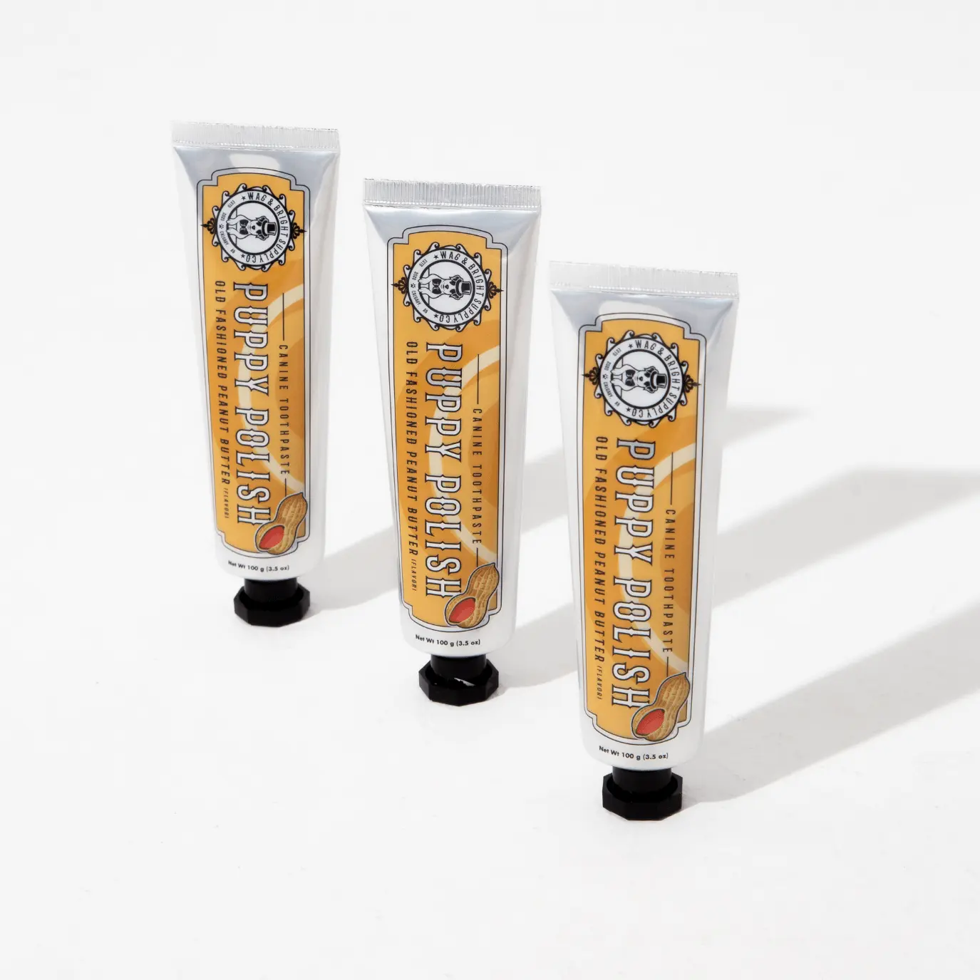Wag & Bright Supply Co. - Puppy Polish Toothpaste - Old Fashioned Peanut Butter