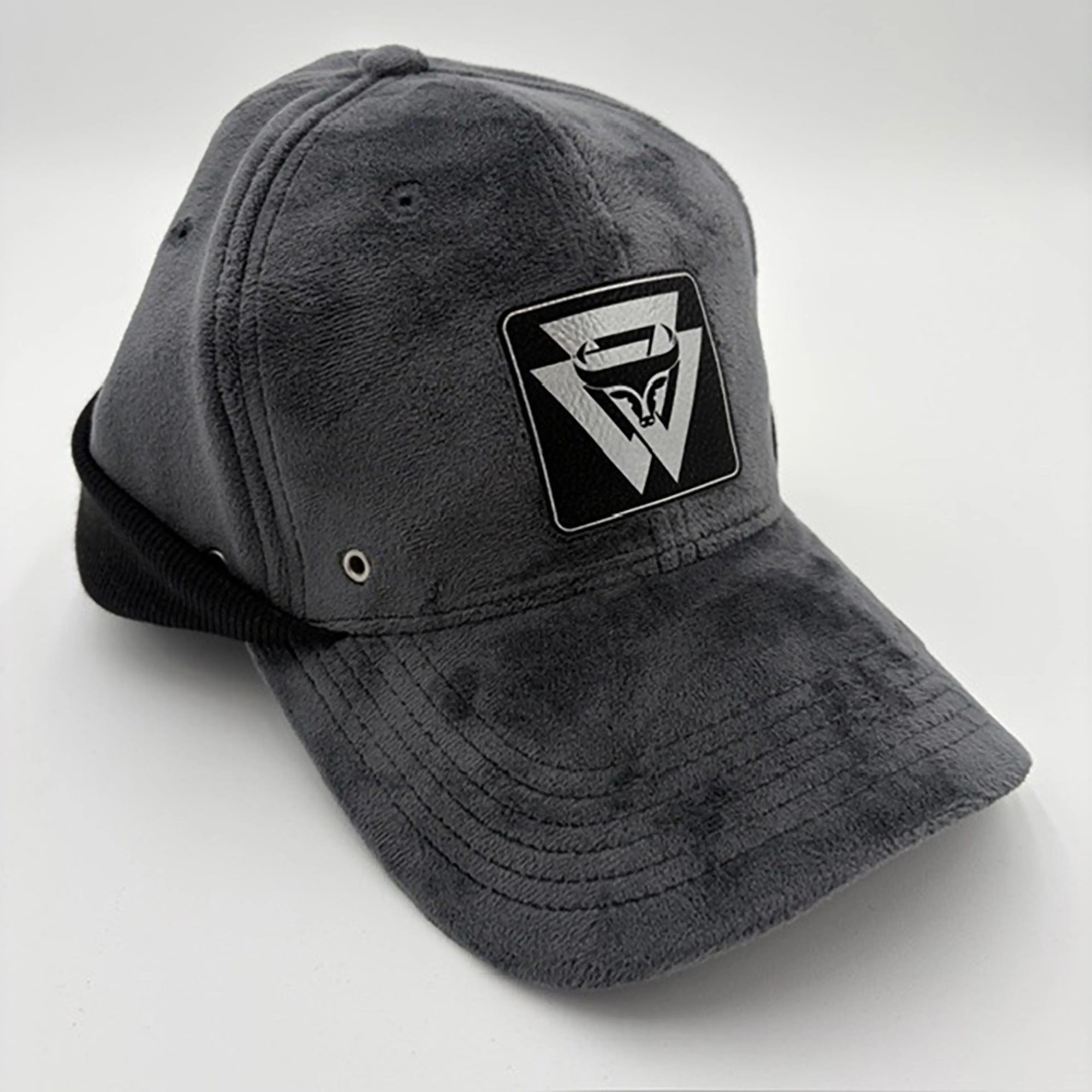 6-Panel Profile Fleece Cap with Fold-Down Ear Flaps & Neck Protection, Windproof and Water-Repellant Design
