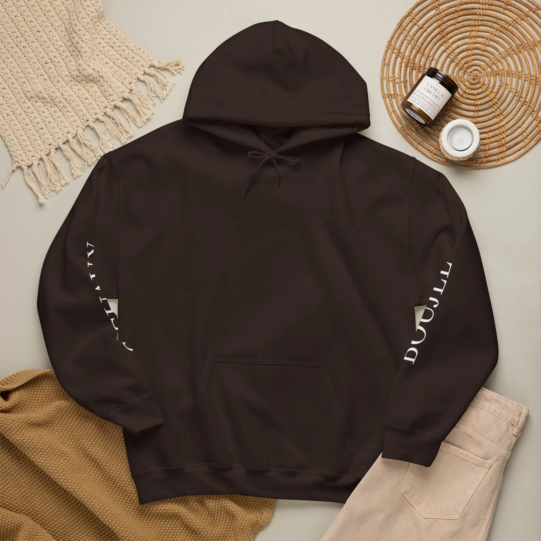 Casually Boujee Branded Heavy Blended Hooded Sweatshirt