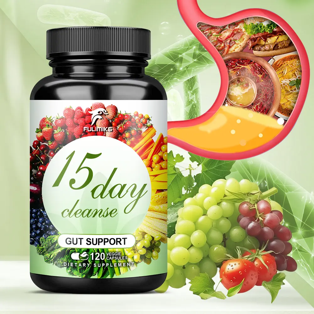 15 Day Cleanse - Gut & Colon Support - Advanced Gut Cleanse Detox, Colon Cleanse, Digestion, Constipation for Women and Men