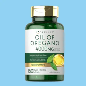 Carlyle Oregano Oil 4000mg Supplement | 150 Softgel Capsules | Contains Carvacrol | Non-GMO & Gluten Free Formula