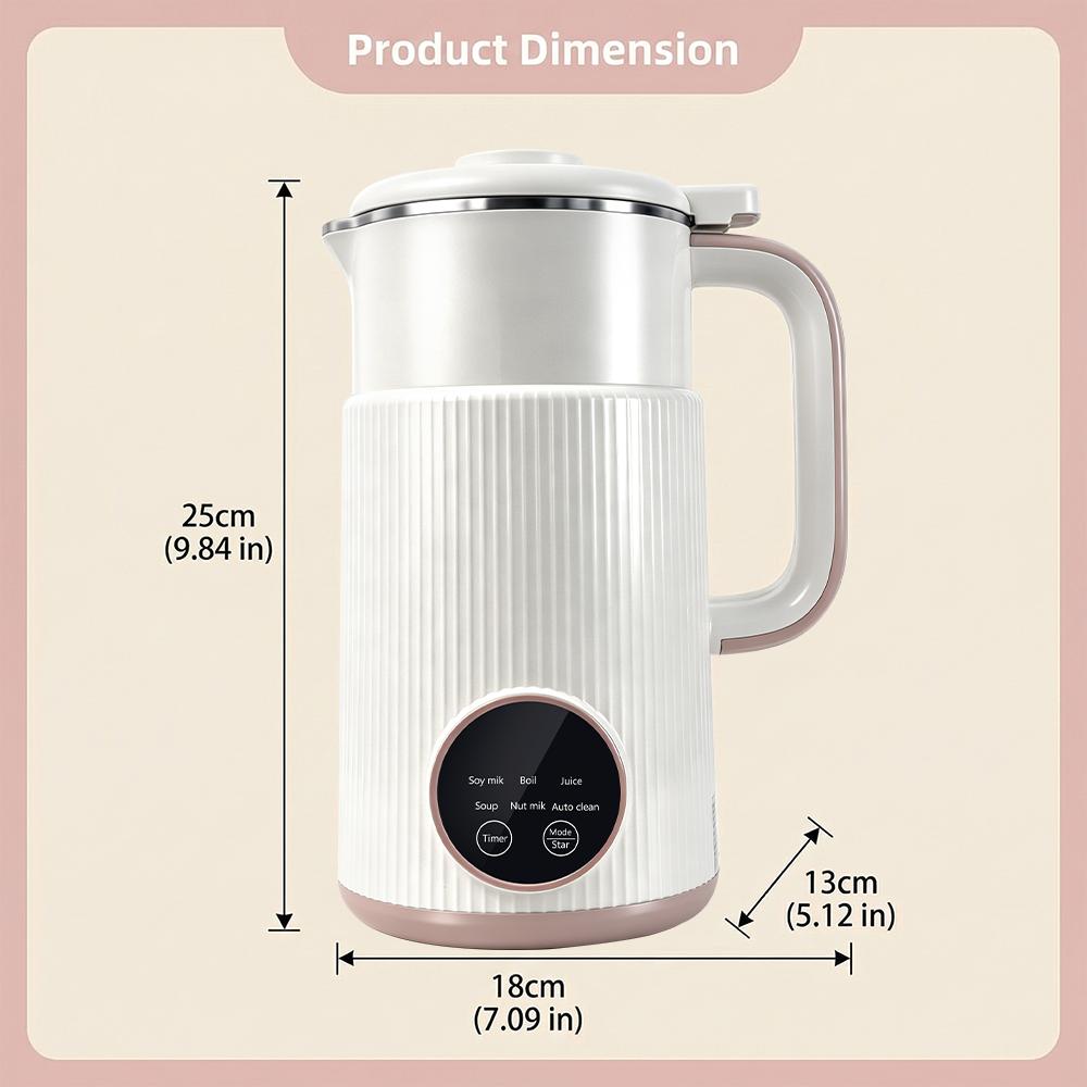 Multifunctional Juicer Blender - High Speed Stainless Steel Household Juicer Machine, Automatic Nut Milk Oat Soybean Maker with Timer & Keep-Warm, White Home Kitchen Appliance, Valentine’s Day Gift, High Speed Blender, Household Blender fathersdaygiftidea