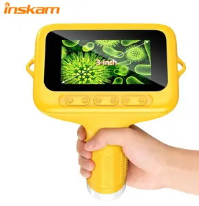 INSKAM 2025 Upgraded 4K Compound Microscope, 3" IPS Screen,100X-1000X STEM Educational Science Toys,Multiple Color,Learning tools,Christmas & Birthday Gifts for Age 5 6 7 8 9 10 11 12 Girls & Boys