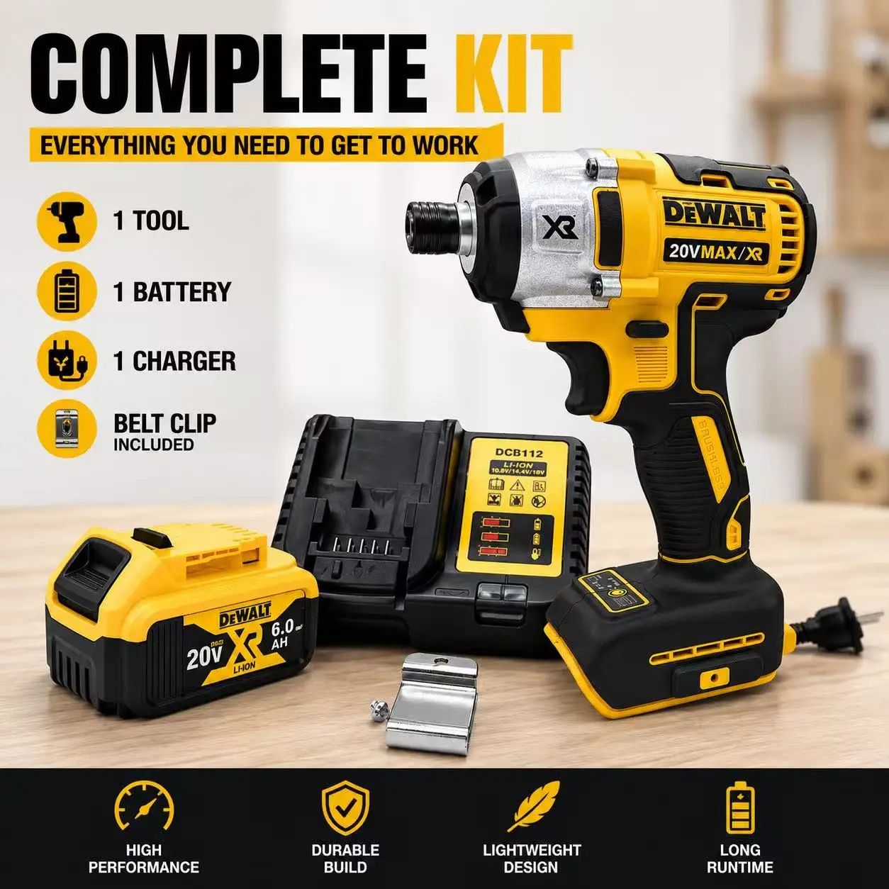 Dewalt DCF887 205N.m Brushless Electric Impact Driver Cordless Screwdriver Electric Impact Drill For Dewalt 20V Battery