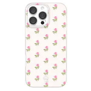 Velvet Caviar Pink Peony Floral iPhone Case - Cute Phone Cases for iPhone with Stylish Cherry Design and Shockproof Protection