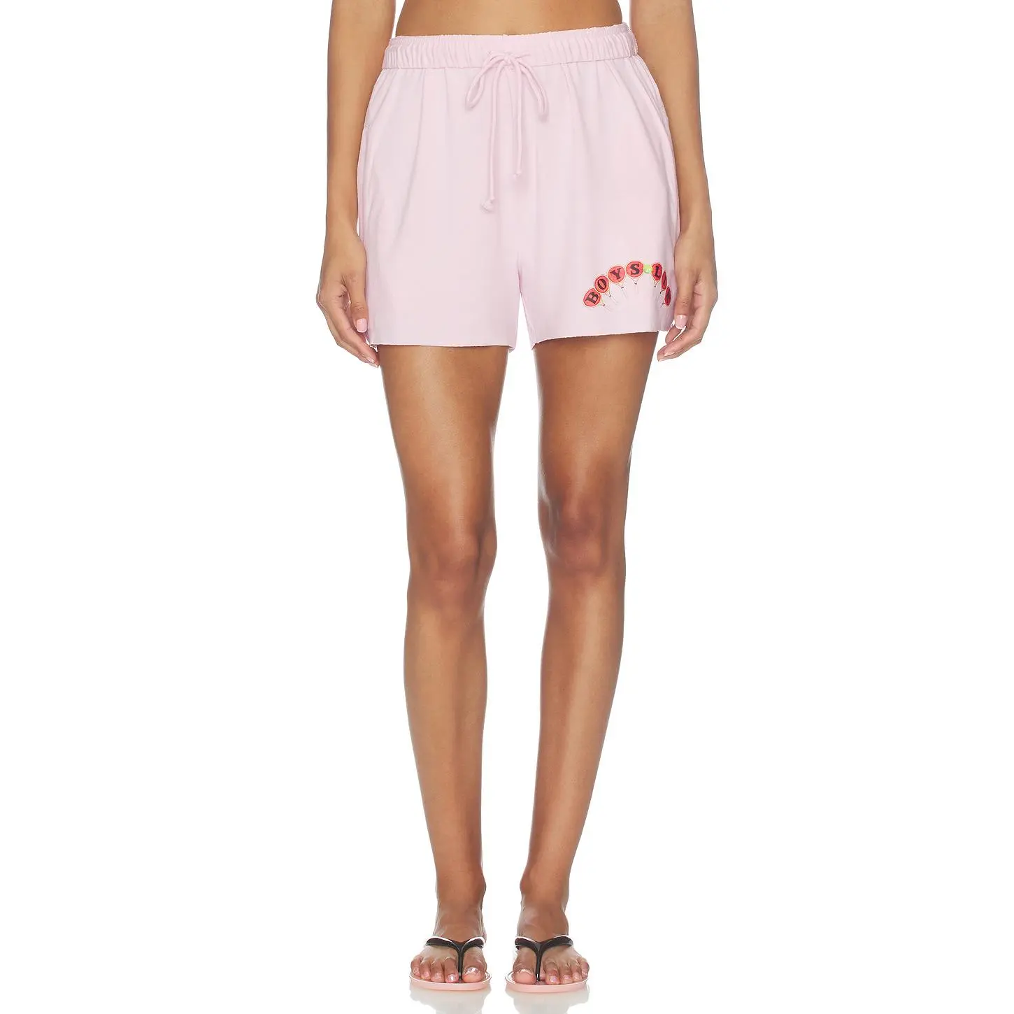 Boys Lie Dating Certified Basic Short in Pastel Pink