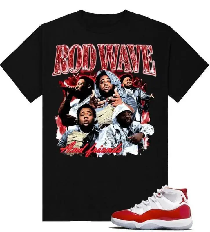 Rod Wave Bootleg Vintage Graphic Shirt, Unisex Gift for Fans, Womenswear Tops