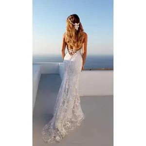 Sexy Lace Bridal Dress for Women - Wedding
