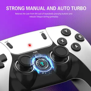 Nostalgia Gaming Stick 2025 - 4K Retro Console with 20,000+ Classic Games & Dual Wireless Controllers Black And White classic game retro game stick