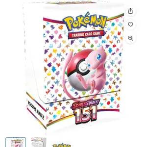 The Pokemon Scarlet & Violet 151 Booster box includes 6 Scarlet & Violet 151 packs
