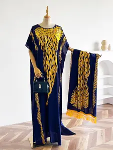 Women's Random Print Long Sleeve Open Front Cape, Casual Elegant Shawl for Daily Wear, Fashion Accessories for Women & Girls, Clothes